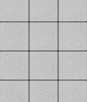 Тротуарная плитка Квадрат Стандарт  300х300 - belyj_standart